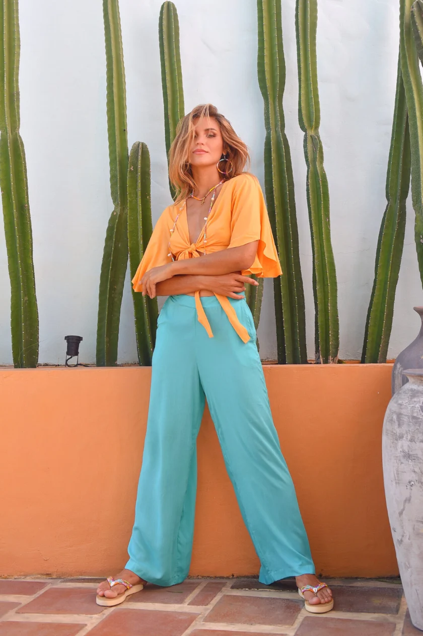Pant Alex, Turquoise - Hot Lava - Afbeelding 7