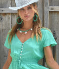 Necklace Indy Shell, Emerald - Hot lava – Bild 3