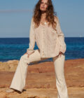 Blouse Embroidery, cream - Isla Ibiza Bonita