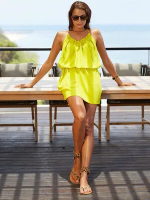 Dress Long Island, Lime - Karma by Hot Lava