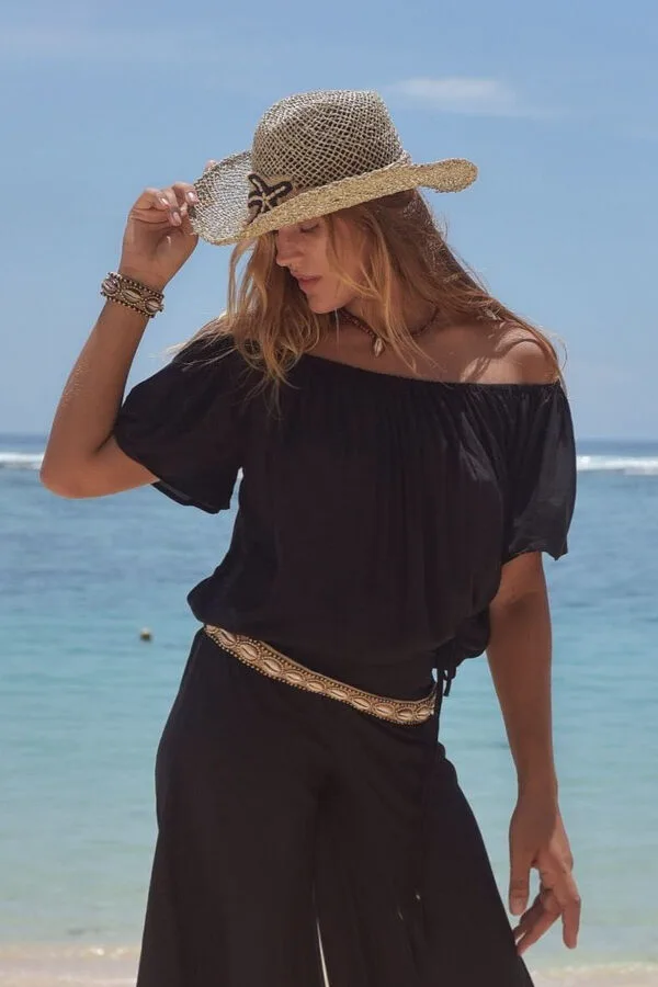 Top Joya, Black - Hot lava