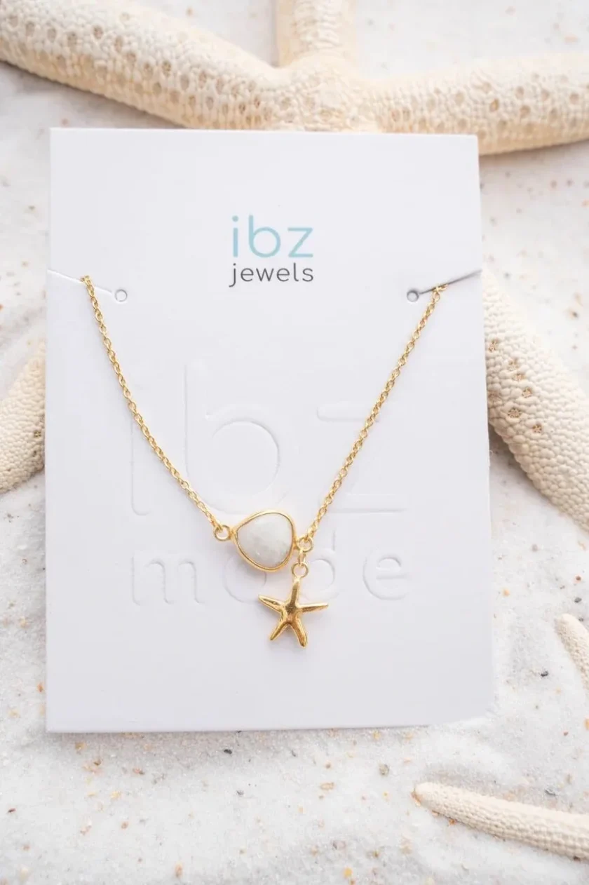 Single Bracelet Seastar Gold White - Image 5
