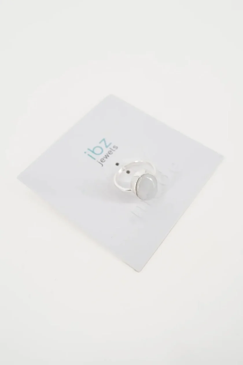 Ring Stone Silver White - Imagen 6