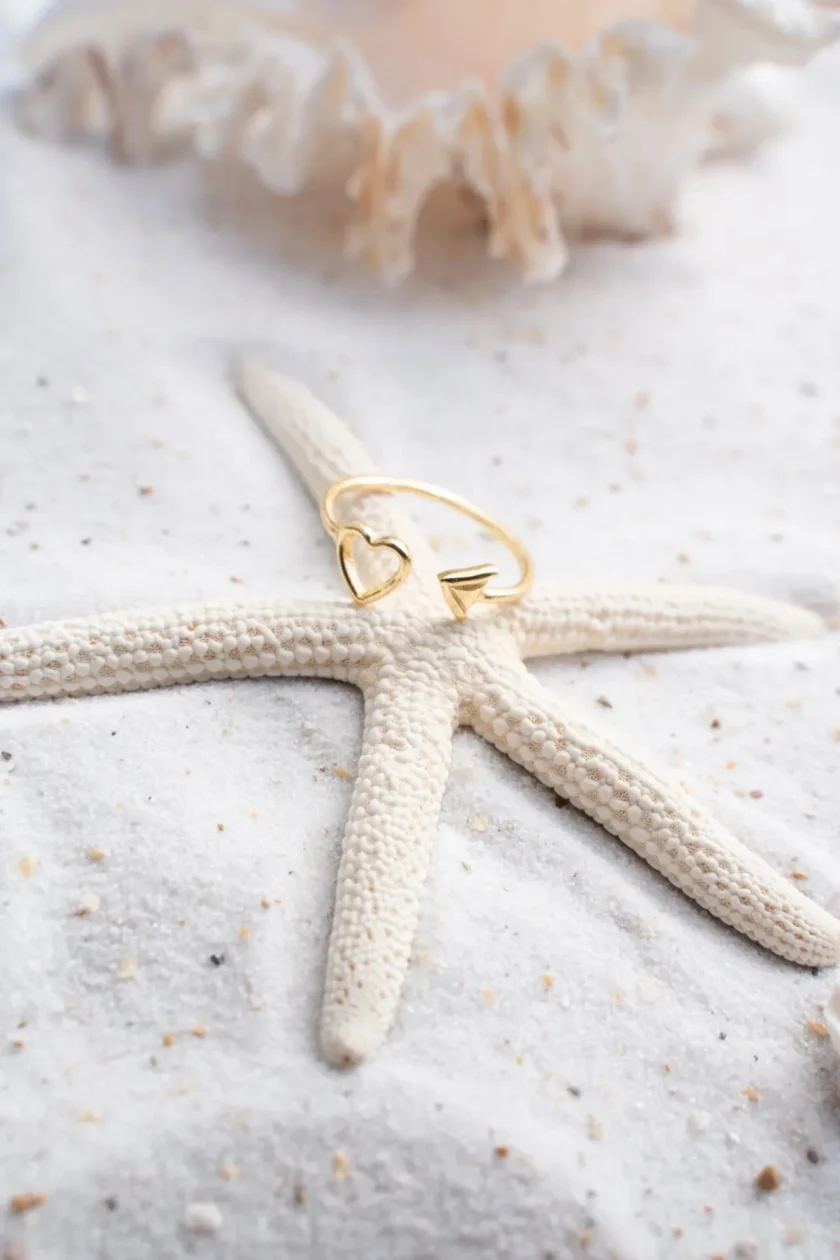 Heart Triangle Ring
