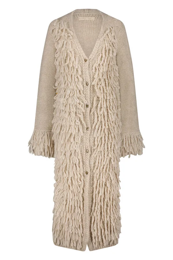 Long Cardigan Cream