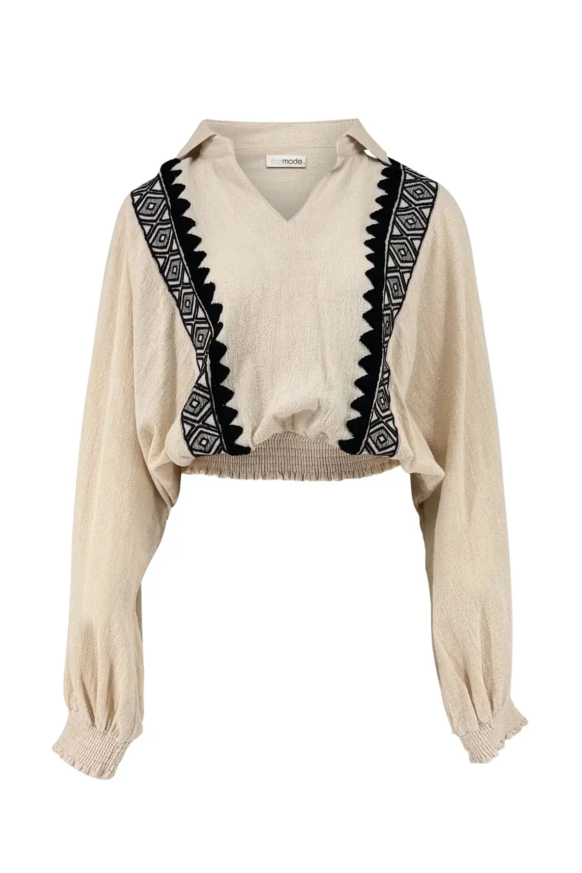 Blouse Briso Ventana Ecru - Afbeelding 2
