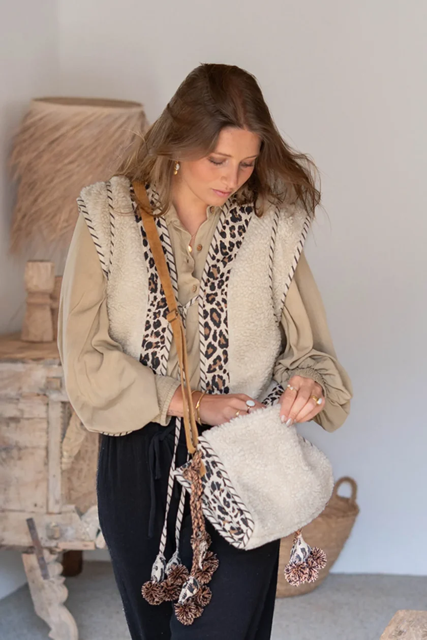 Teddy Osito Small Bag Ecru Leopard - Afbeelding 4