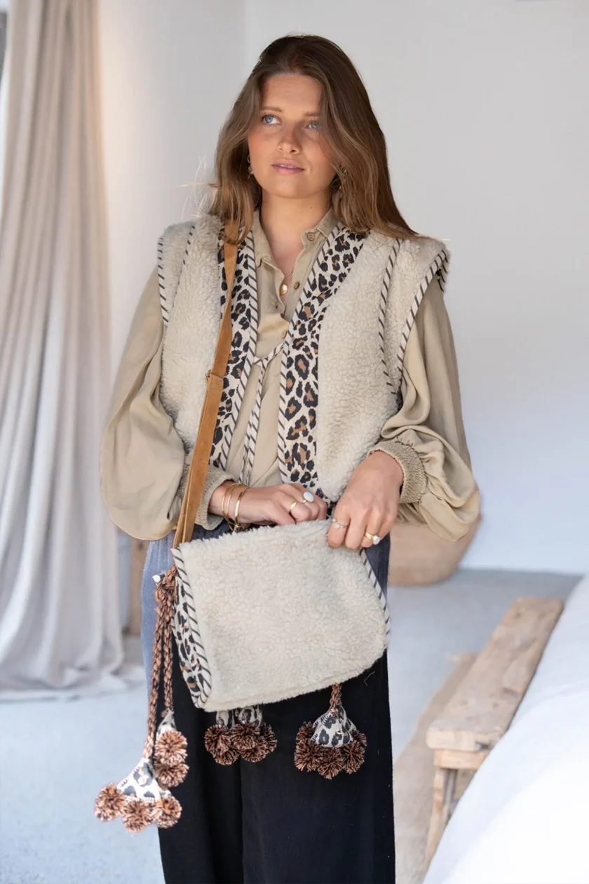 Teddy Osito Small Bag Ecru Leopard - Afbeelding 3
