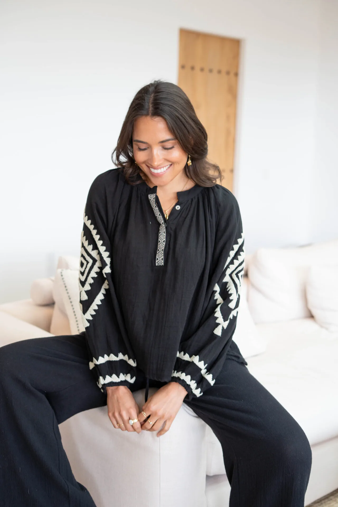 Blouse Ventana Libre Black 1 Blouse Ventana Libre Black