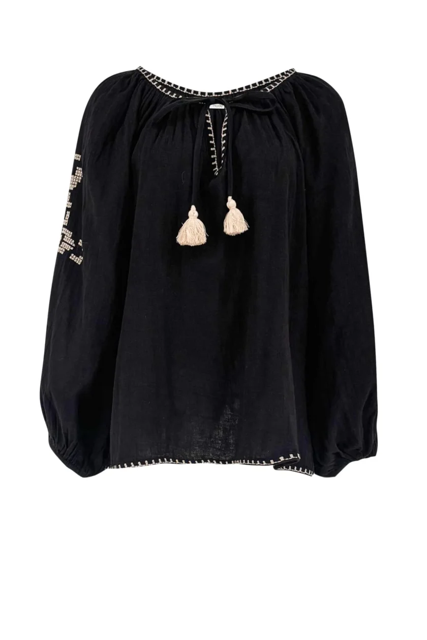 Blouse Viva Cosido Black - Afbeelding 2