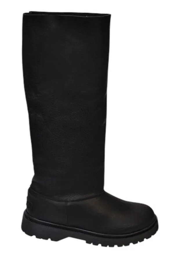 BASIC BAGGY TALL BLACK LEATHER