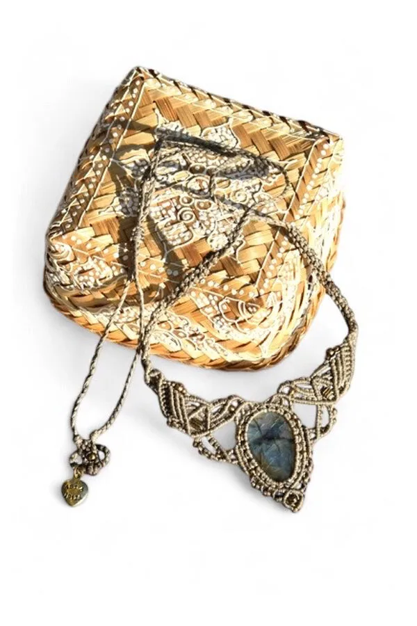 Ketting Crochet Moonstone