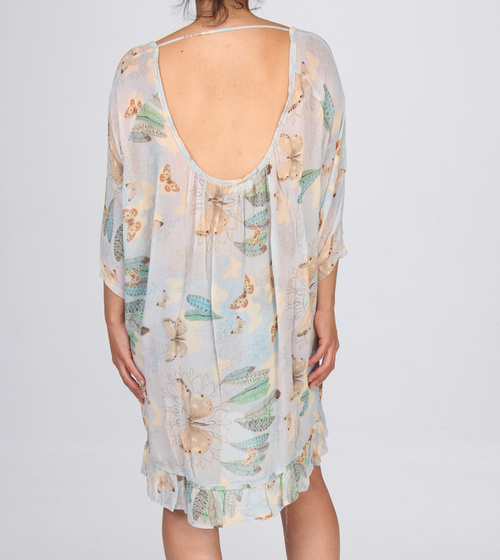 Long Blouse Isla Ibiza - Sky Print 4 Long Blouse Isla Ibiza - Sky Print - Imagen 4