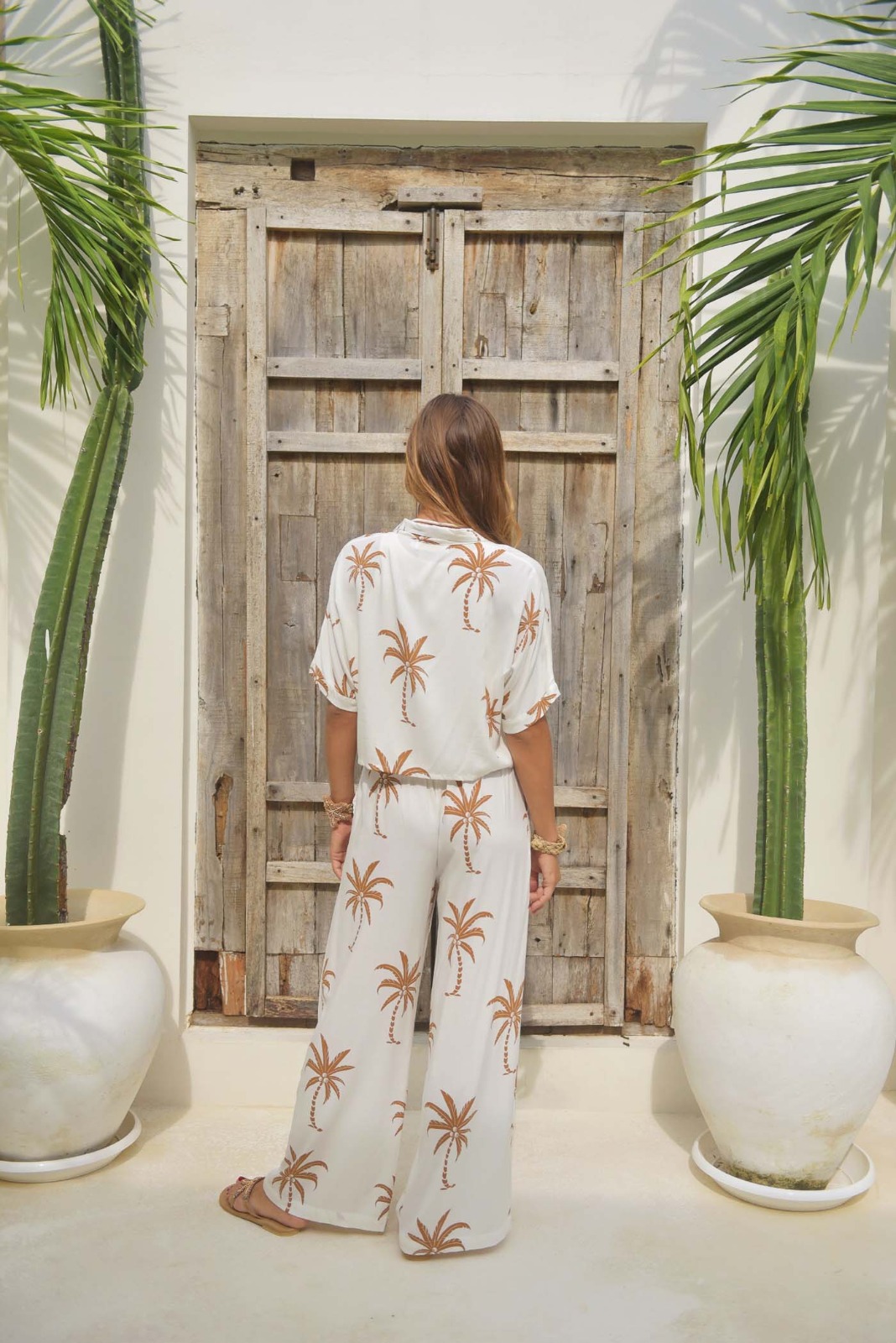 Pant Alex Coconut, Ivory/ Brown - Hot Lava 9 Pant Alex Coconut, Ivory/ Brown - Hot Lava - Afbeelding 9