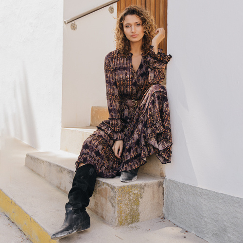 Jurk Autumn Tribes Bruin 7 Jurk Autumn Tribes Bruin – Image 7