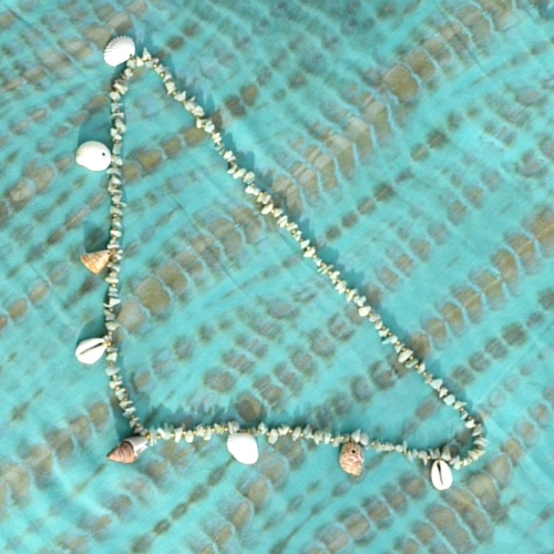 Necklace Indy Shell, Mint - Hot lava 6 Necklace Indy Shell, Mint - Hot lava - Afbeelding 6