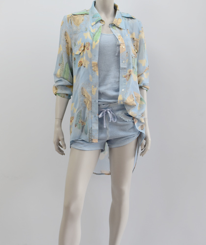 Blouse, Isla Ibiza-Sky print 7 Blouse, Isla Ibiza-Sky print - Imagen 7
