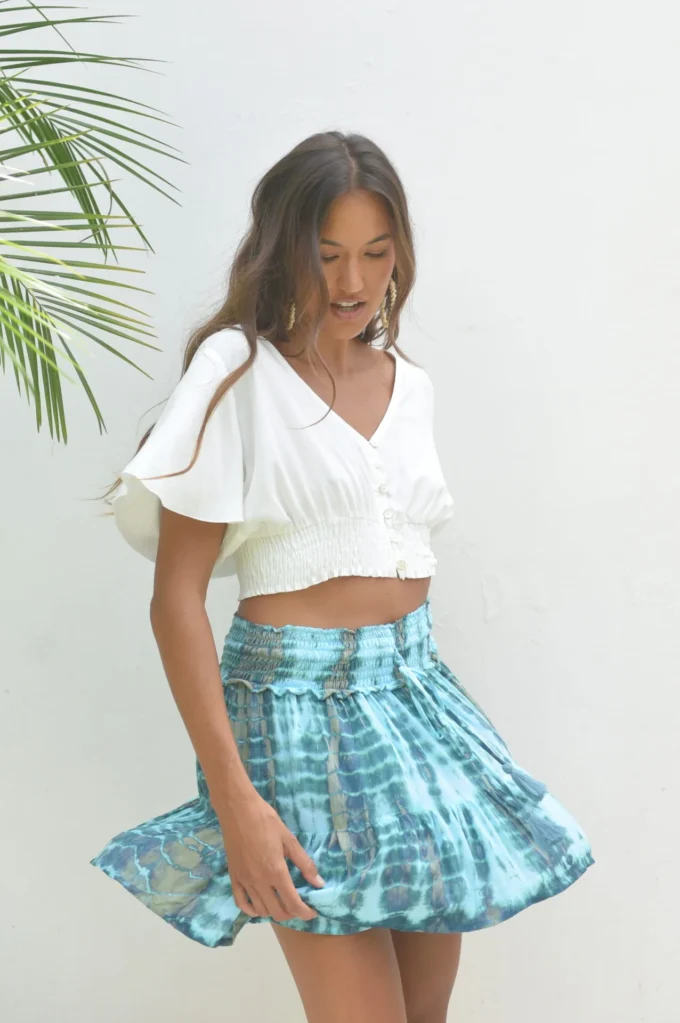 Skirt Jules, Blue Moon - Hot Lava