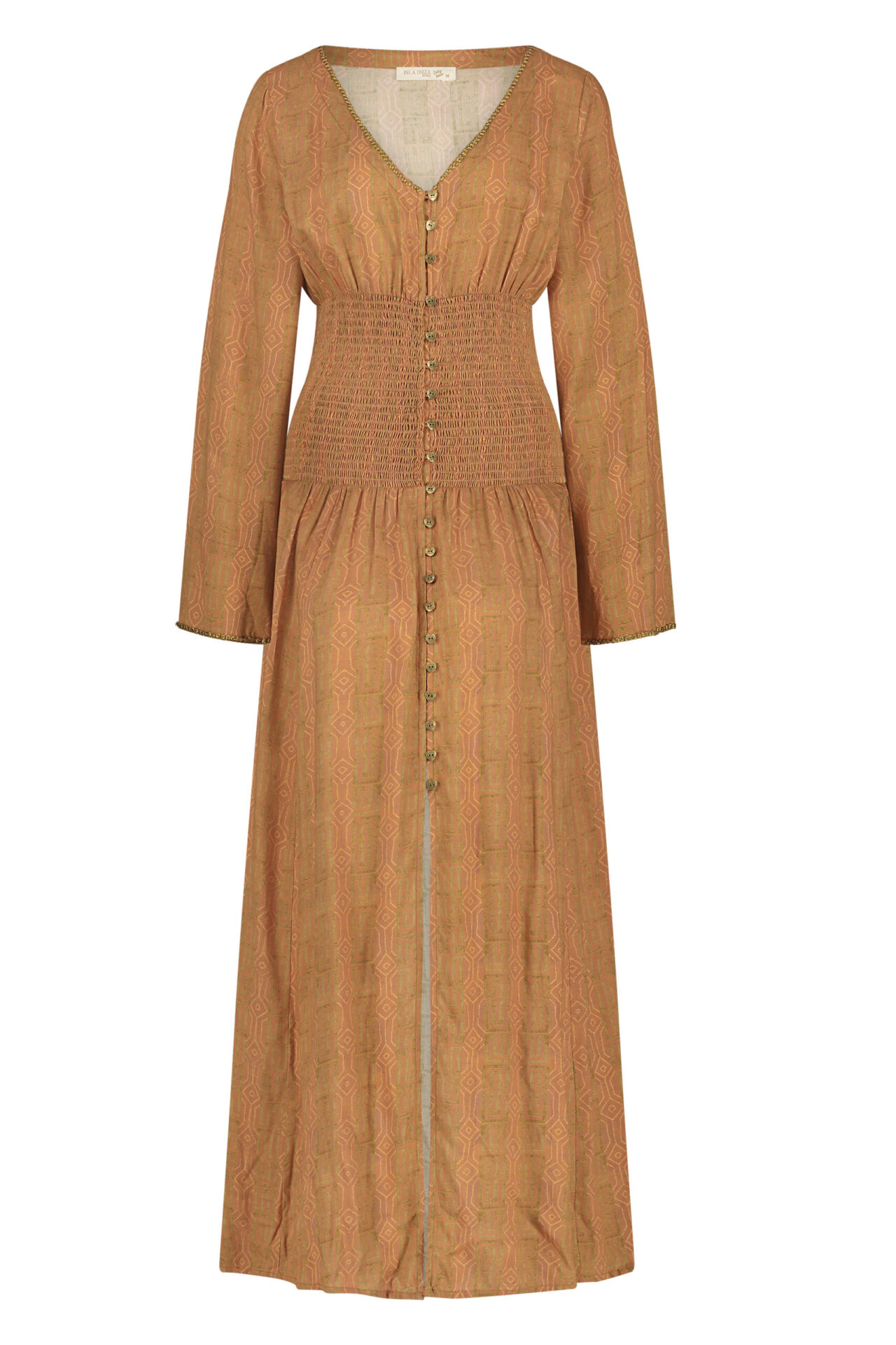 Maxi Dress Bohemian Etno – Terra 2 Maxi Dress Bohemian Etno – Terra - Imagen 2