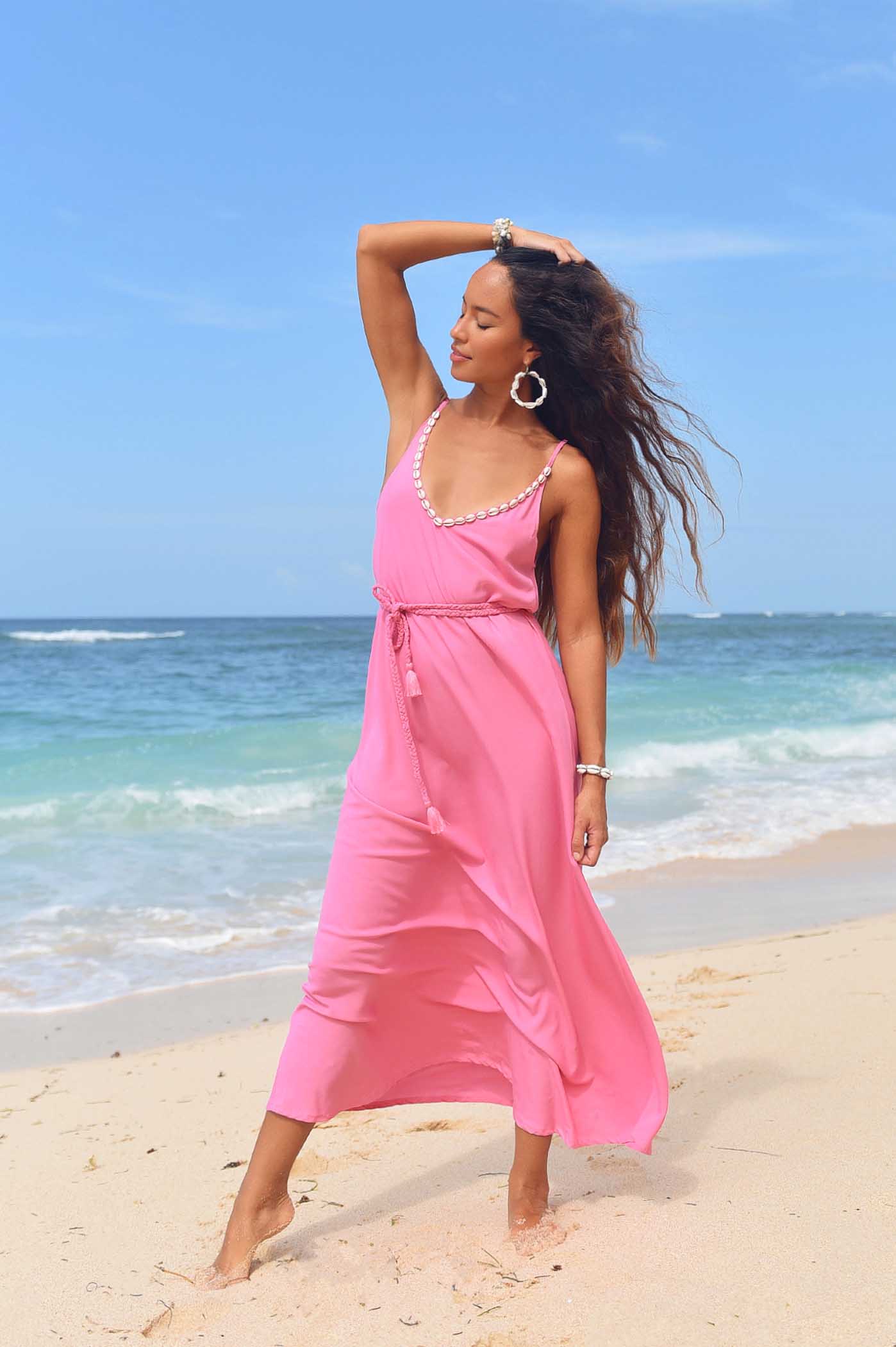 Dress Vesper Shell, Pink - Hot Lava 7 Dress Vesper Shell, Pink - Hot Lava – Image 7