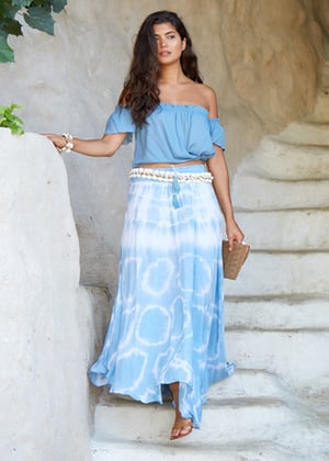 Skirt Bibi Sol, Jeans - Hot Lava 3 Skirt Bibi Sol, Jeans - Hot Lava – Image 3