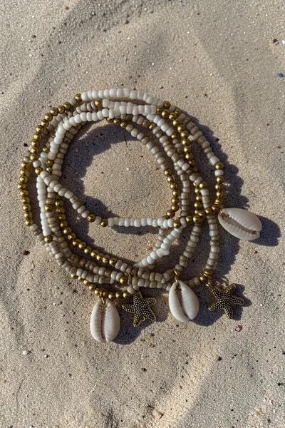 Bracelet Bon Bini, Ivory Gold - Hot lava 3 Bracelet Bon Bini, Ivory Gold - Hot lava - Afbeelding 3