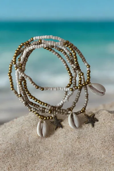 Bracelet Bon Bini, Ivory Gold - Hot lava 4 Bracelet Bon Bini, Ivory Gold - Hot lava - Afbeelding 4