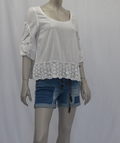 Blouse Crochet Isla Ibiza- White 7 Blouse Crochet Isla Ibiza- White - Imagen 7