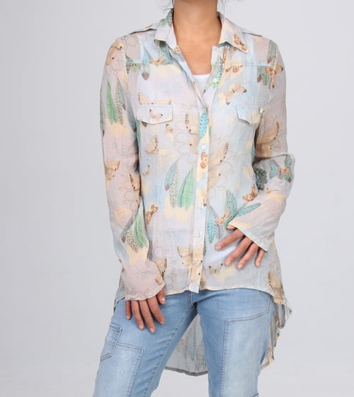 Blouse, Isla Ibiza-Sky print 8 Blouse, Isla Ibiza-Sky print - Imagen 8