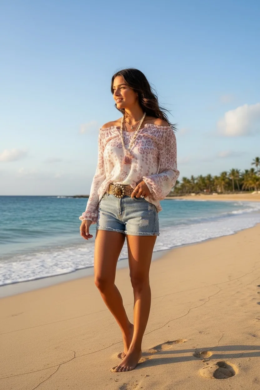 Blouse Helena Solaya White - IBZ MODE 3 Blouse Helena Solaya White - IBZ MODE - Afbeelding 3