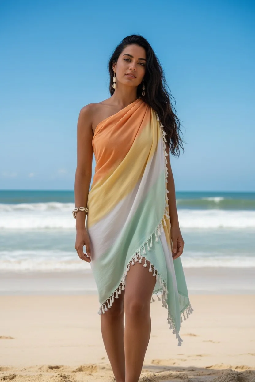 Sarong Beach Gold - Hot lava 6 Sarong Beach Gold - Hot lava - Afbeelding 6
