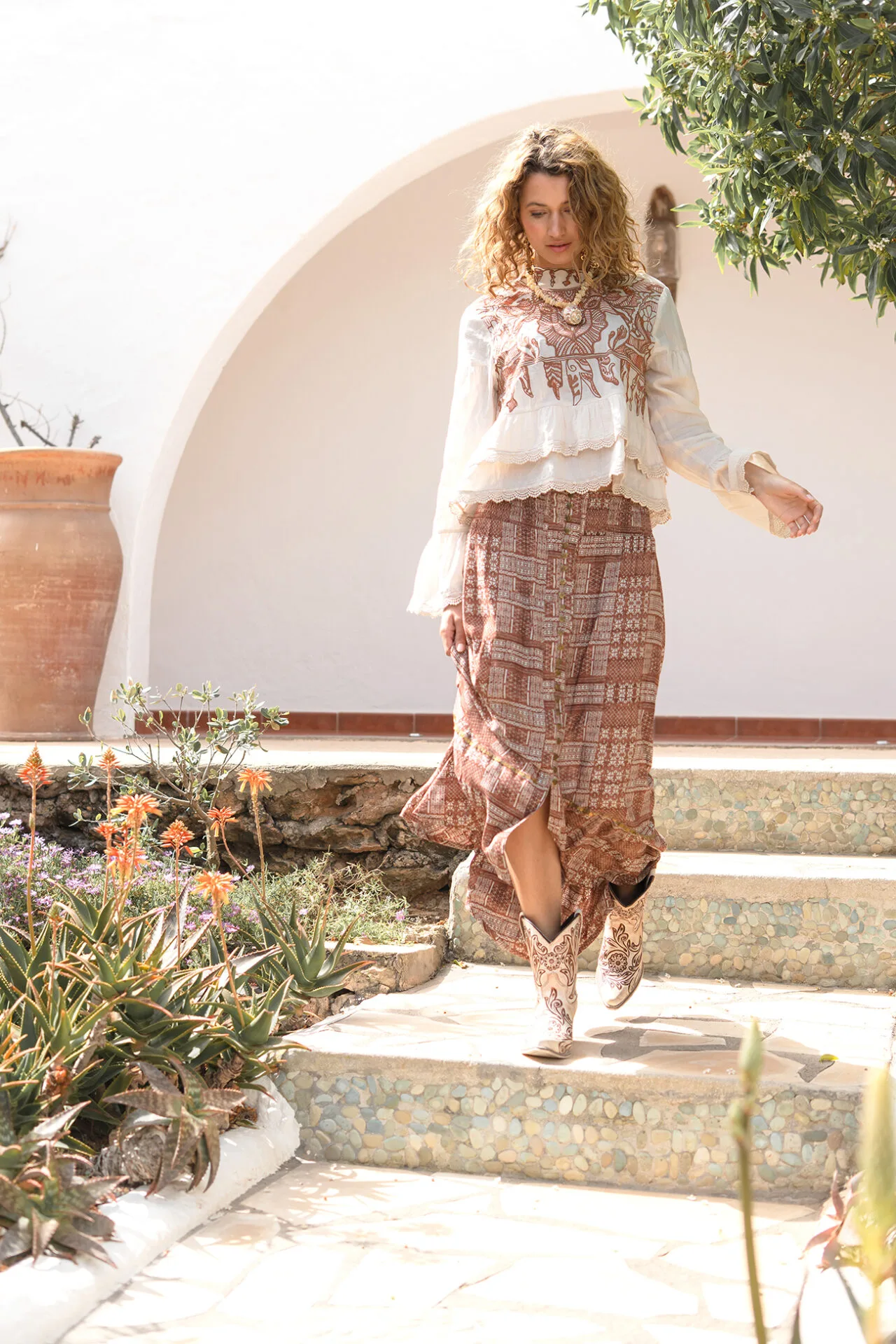 Skirt Sevilla Print, Isla Ibiza Bonita 4 Skirt Sevilla Print, Isla Ibiza Bonita - Imagen 4