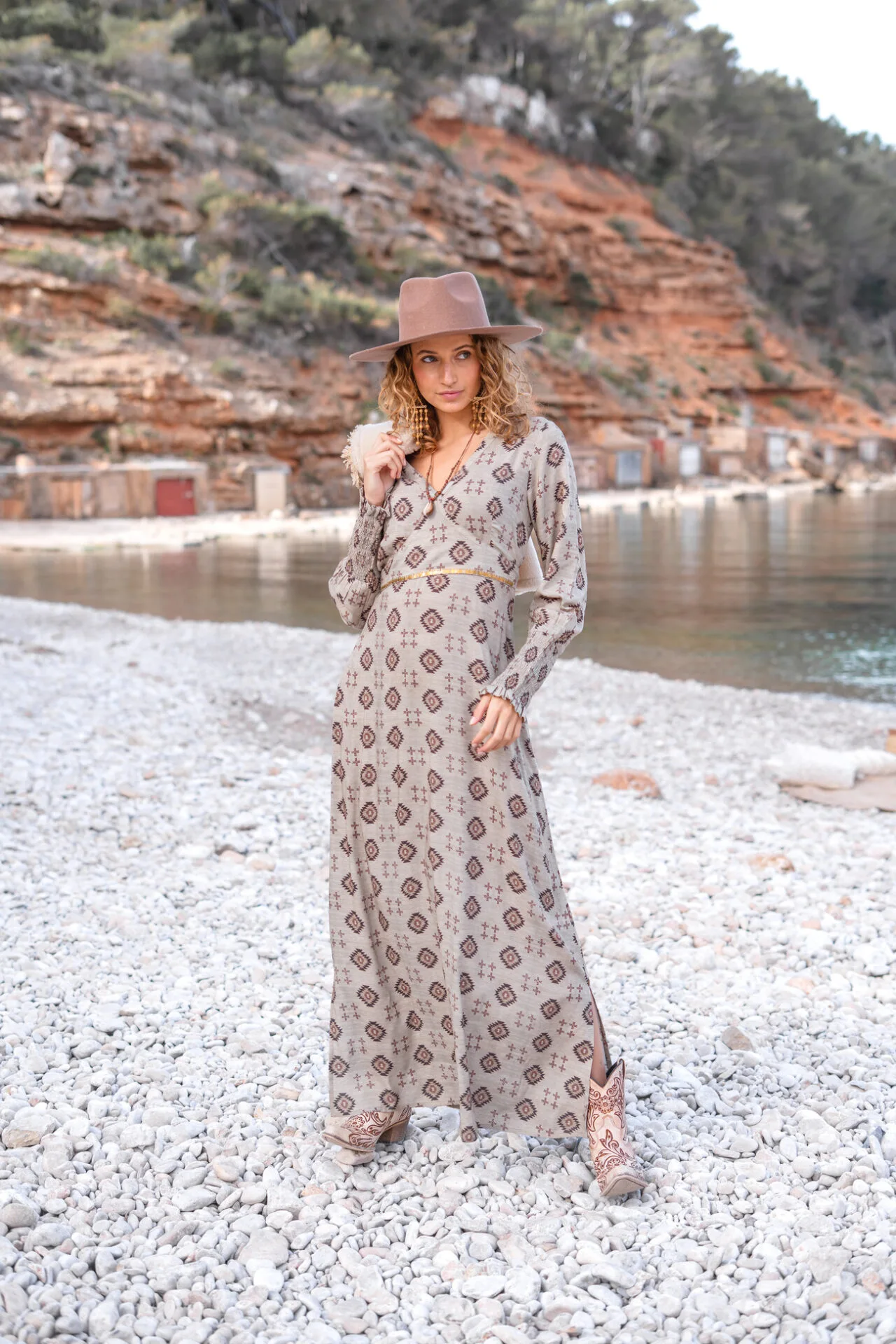 Dress Almeria Print - Isla Ibiza Bonita 3 Dress Almeria Print - Isla Ibiza Bonita - Afbeelding 3