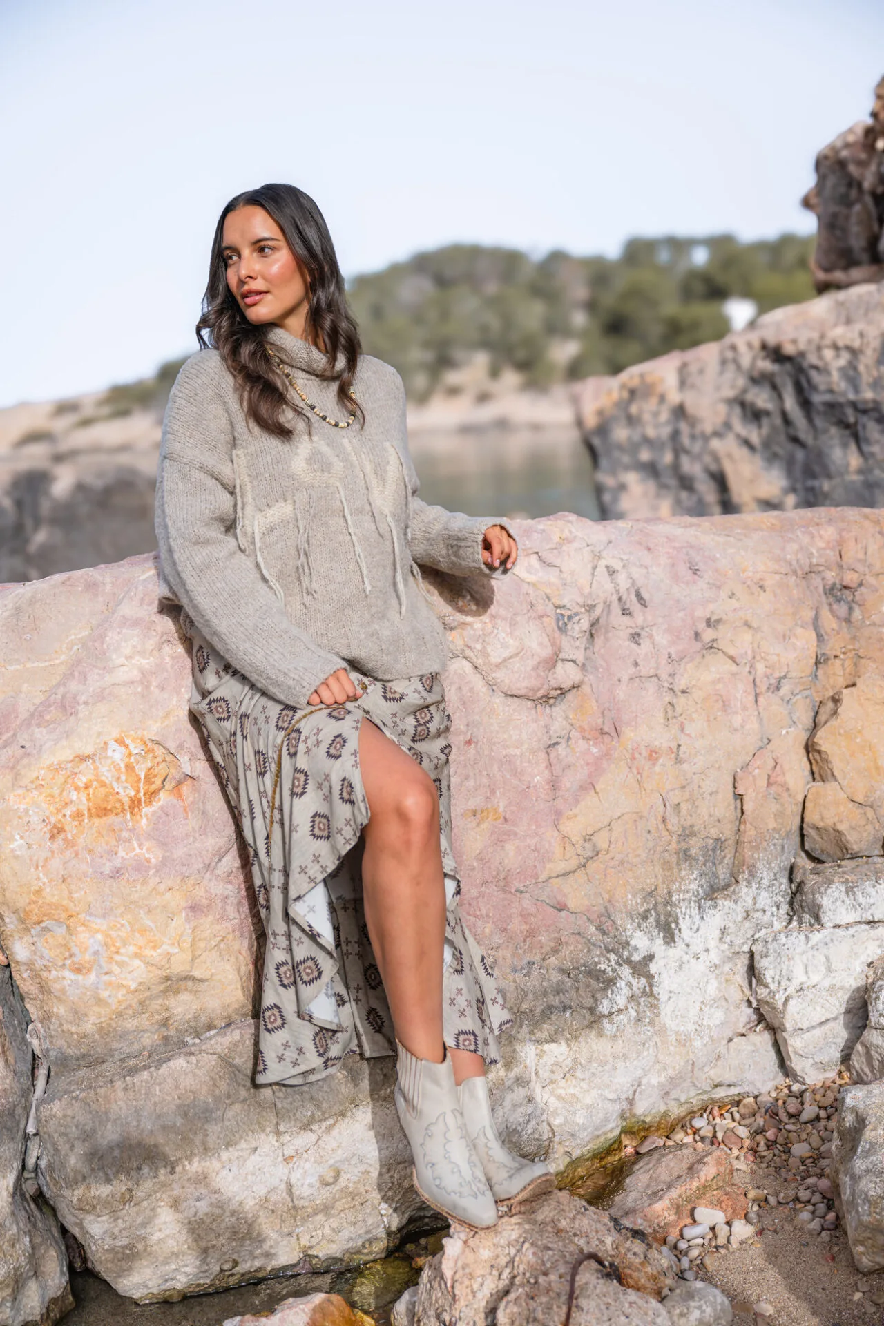 Skirt Almeria Print - Isla Ibiza Bonita 4 Skirt Almeria Print - Isla Ibiza Bonita - Afbeelding 4